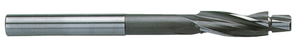 Precise 3 Flute M42 8% Cobalt Solid Cap Screw Counterbore, 1/2" Size, 17/32" Pilot, 25/32" Cutting Dia., 1/2" Shank Dia., 7-1/2" OAL
