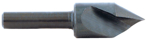 M.A. Ford Single Flute (Uniflute) 60° Angle H.S.S. Countersink, 1/8" Size, 1/8" Shank Diameter, 1-1/2" Overall Length - 07-055-000