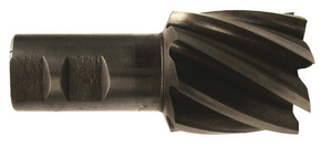 Precise 8 Flute H.S.S. Square End Finishing Single End Mill, 2" Size, 3/4" Shank Diameter, 2" Length of Cut, 4-1/2" Overall Length