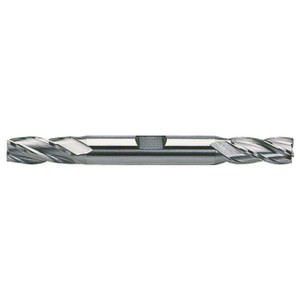 Rushmore Uncoated 4 Flute H.S.S. 1/8" Size Finishing End Mill, 3/8" Shank Diameter