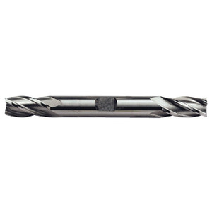 Rushmore Uncoated 4 Flute H.S.S. 3/8" Size Finishing End Mill, 3/8" Shank Diamete