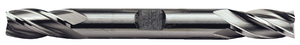 Precise Uncoated 4 Flute H.S.S. 5/8" Size Finishing End Mill, 5/8" Shank Diameter - 08-020-140