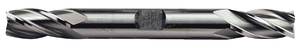 Precise Uncoated 4 Flute H.S.S. 1" Size Finishing End Mill, 1" Shank Diameter - 08-020-200