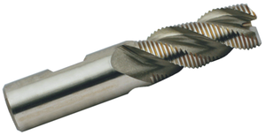 Precise TriJet-45, 3 Flute M42 8% Cobalt Roughing Single End Mill, 3/8" Size