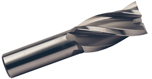 Precise M42 8% Cobalt 4 Flute Single End Mill, 1" Size