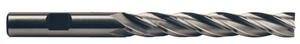 Precise 4 Flute Extra Long M42 8% Cobalt Single End Mill, 1" Size, 1" Shank Diameter, 6" Length of Cut, 8-1/2" OAL