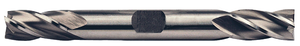 Precise 4 Flute M42 8% Cobalt 1/2" Size Double End Mill, 1/2" Shank Diameter - 08-218-080