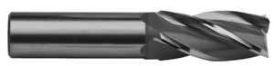 Nachi 4 Flute 21mm Size M42 8% Cobalt Metric Single End Mill, 20mm Shank Dia., Length of Cut 45mm, 110mm OAL - 08-222-558