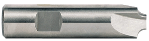 Rushmore USA 3 Flute Cobalt Corner Rounding End Mill, 3/32" Radius, 3/8" Shank Diameter, 1/2" Largest Diameter, 2-1/2" Overall Length