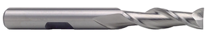 Weldon Ski-Kut™ 2 Flute H.S.S. Roughing End Mill, 3/8" Size, 3/8" Shank Diameter, 1-1/2" Length of Cut, 3-1/4" Overall Length