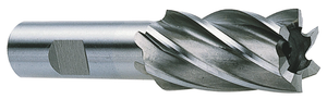 Precise 4 Flute 3.5mm Size H.S.S. Metric Non-Center Cutting Single End Mill, 3/8" Shank, Length of Cut 1/2"