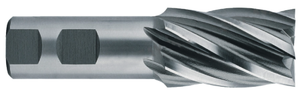 Precise 4 Flute 3mm Size M42 8% Cobalt Metric Center Cutting Single End Mill, 3/8" Shank Dia., Length of Cut 3/8"