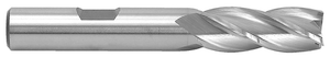 Precise 4 Flute 14mm Size M42 8% Cobalt Metric Center Cutting Single End Mill, 1/2" Shank Dia., Length of Cut 1-3/8"