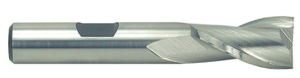 Precise 2 Flute M42 8% Cobalt Metric Single End Mill, 25mm Size, 1" Shank Diameter