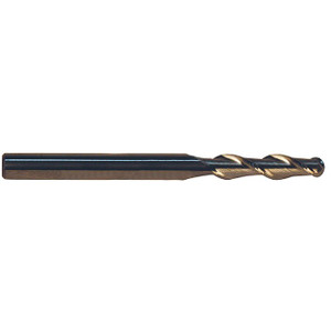 Rushmore USA 2 Flute Micrograin Solid Carbide Uncoated Ball Nose Single End Mill, 1/8" Size & Shank Diameter, 1/2" Length of Cut, 1-1/2" Overall Length
