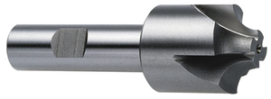 KEO 4 Flute H.S.S. Corner Rounding End Mill, 2mm Radius, 7mm Tip Diam., 3/8" Shank Diam., 1/2" Cutter Diam., 2-1/2" Overall Length