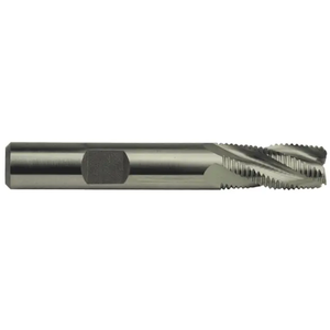 Niagara Cutter 4 Flute M42 8% Cobalt Fine Pitch Roughing Single End Mill, 3/4" Size, 3/4" Shank Diameter, 3" Length of Cut, 5-1/4" Overall Length