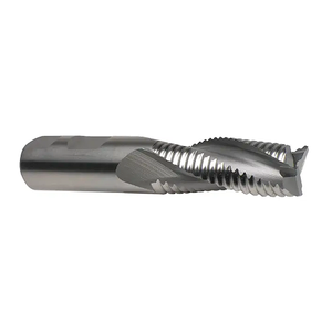 Niagara Cutter 3 Flute M42 8% Cobalt Coarse Pitch Roughing Single End Mill, 1" Size, 1" Shank Diameter, 2" Length of Cut, 4-1/2" Overall Length Niagara Cutter 3 Flute M42 8% Cobalt Coarse Pitch Roughing Single End Mill, 1" Size, 1" Shank Diameter, 2" Length of Cut, 4-1/2" Overall Length