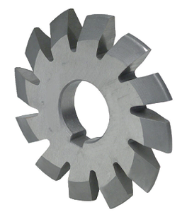 Precise 14-1/2° Involute H.S.S. Gear Cutter #4, Diametrical Pitch 11, Cutter Diameter 2-3/8", Hole Size: 1"