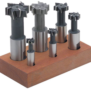 Precise 6 Piece 1/4"-3/4" HSS T-Slot Cutter Set - 10-315-901