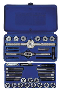 IRWIN 39 Piece Tap & Die Set 23614, #4 Thru 1/2"