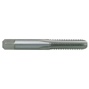 Precise 3 Flute Standard H.S.S. Steel Bottoming Hand Tap, #6-32 Thread Size, Thread Limit H1