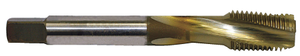 Nachi SG Coated High Performance Low Spiral Bottoming Tap, 5/16"-24 Size, H4 Thread Limit, 3 Flute - 12-488-321
