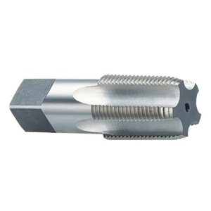 Precise 4 Flute H.S.S. NPTF (Dryseal) Straight Pipe Tap, 1/4"-18 Thread Size, 1-1/16" Thread Length, .5625" Shank Diameter, 2-7/16" Overall Length