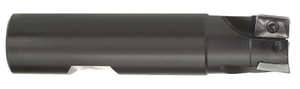 Iscar Helimill Indexable End Mill, 1/2" Shank Dia., 0.375" Cutting Dia., 1 Insert, 3" OAL -  HM90 E90A D38-1-W.50