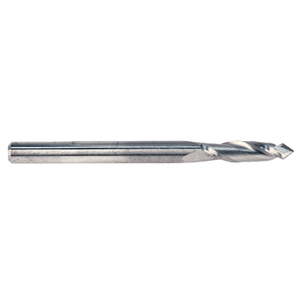Rushmore USA 2 Flute Multi-Use Solid Carbide Single End Drill Mill, 12mm Size & Shank Diameter, 25mm Flute Length, 75mm Overall Length