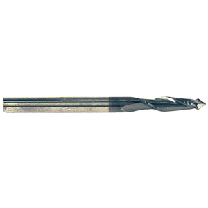 Rushmore USA 2 Flute Multi-Use TiALN Coated Solid Carbide Single End Drill Mill, 5mm Size & Shank Diameter, 16mm Flute Length, 50mm Overall Length