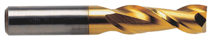 T&O 2 Flute SuperCEED® Solid Carbide TiN Coated Finishing Single End Mill, 1/16" Size, 1/8" Shank Diameter, 3/16" Length of Cut, 1-1/2" Overall Length - 20-104-130