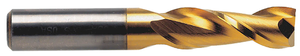 T&O 2 Flute SuperCEED® Solid Carbide TiN Coated Finishing Single End Mill, 3/32" Size, 1/8" Shank Diameter, 3/8" Length of Cut, 1-1/2" Overall Length - 20-104-132