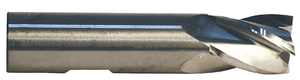 RobbJack 4 Flute "Tuffy" Solid Carbide Stub Length Single End Mill, 5/8" Size, 5/8" Shank Diameter, 7/8" Length of Cut, 3-1/4" Overall Length