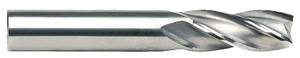 M.A. Ford 4 Flute Micrograin Solid Carbide Single End Mill, 5/64" Size, 1/8" Shank Diameter, 15/64" Length of Cut, 1-1/2" Overall Length - 20-411-079