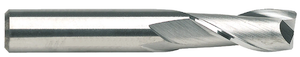 M.A. Ford 2 Flute Micrograin Solid Carbide Single End Mill, 1/32" Size, 1/8" Shank Diameter, 5/64" Flute Length, 1-1/2" Overall Length - 20-412-114