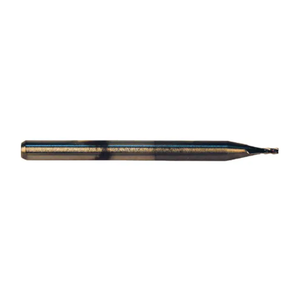 M.A. Ford 4 Flute Metric Stub Length Micrograin 10% Cobalt Solid Carbide Single End Mill, 1.5mm Size, 3mm Shank Diameter, 3mm Length of Cut, 38mm Overall Length