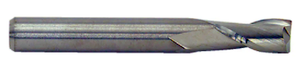 M.A. Ford 2 Flute Stub Length Micrograin 10% Cobalt Solid Carbide Single End Mill, 1/8" Size, 1/8" Shank Diameter, 1/4" Flute Length, 1-1/2" Overall Length - 20-416-419