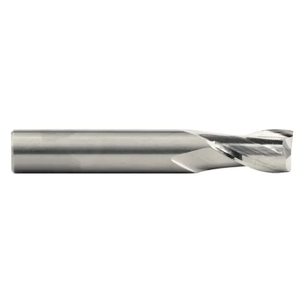 M.A. Ford 2 Flute Metric Stub Length Micrograin 10% Cobalt Solid Carbide Single End Mill, 5mm Size, 5mm Shank Diameter, 11mm Length of Cut, 51mm Overall Length