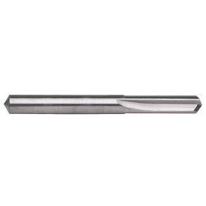 M.A. Ford Solid Carbide 135° Micrograin 10% Cobalt Straight Flute Drill, #23 Size, 0.1540" Decimal Size, 5/8" Flute Length, 2" Overall Length