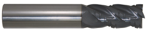 PROMAX Tools PRO-4 4 Flute Solid Carbide Harmonic Reduction AlTiN Coated End Mill, 3/16" Size & Shank Diameter, 5/8" Length of Cut, 2" Overall Length, .010" Corner Radius