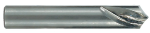 KEO Solid Carbide 120° Point Angle Spotting Drill, 3/16" Size, 9/16" Flute Length, 2" Overall Length - 20-440-522