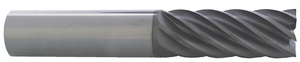 PROMAX Tools 7 Flute nACRo Coated Carbide Unequaled Index Single Square End Mill, 1/2" Size & Shank Diameter, 1-1/4" Length of Cut, 3" Overall Length - 20-451-806