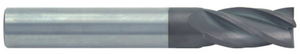Rushmore USA 4 Flute Metric TiALN Coated Solid Carbide Single End Mill, 6mm Size, 6mm Shank Diameter, 19mm Length of Cut, 63mm Overall Length