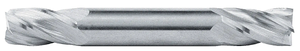 Rushmore USA 4 Flute Metric Solid Carbide Double End Mill, 4mm Size & Shank Diameter, 10mm Length of Cut, 63mm Overall Length