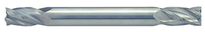 Rushmore USA 4 Flute Stub Length Solid Carbide Double End Mill, 1/8" Size, 1/8" Shank Diameter, 1/4" Flute Length, 1-1/2" Overall Length - 20-508-408