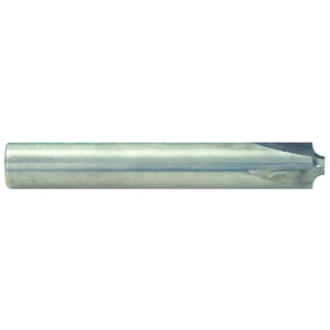 Rushmore USA 4 Flute Solid Carbide Corner Rounding Single End Mill, 3/32" Radius Size, 3/16" End Diameter, 3/8" Shank Diameter, 2-1/2" Overall Length