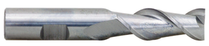 Weldon Ski-Carb™ 2 Flute Solid Carbide Single End Mill For Aluminum, 3/8" Size/Shank Diameter, 2-1/2" OAL - 20-557-430