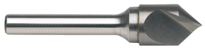 Rushmore USA Single Flute Solid Carbide Countersink, 60° Angle, 1/4" Size, 1/4" Shank Diameter, 2" Overall Length