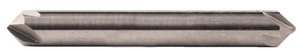 Rushmore USA Solid Carbide 4 Flute 82° Angle Drill Point Double End Countersink, 3/16" Size & Shank Diameter, 2" Overall Length